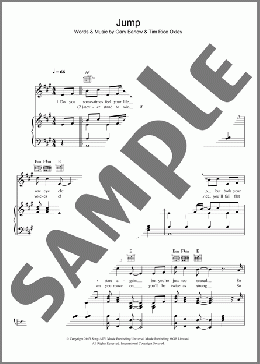 Jump(Gary Barlow) 楽譜 その他 ダウンロード