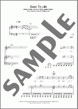 Back To Life(LAWSON) 楽譜 その他 ダウンロード
