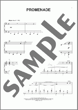 Promenade(Leroy Anderson) 楽譜 ピアノ（ソロ） ダウンロード