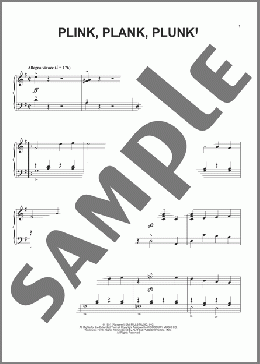Plink, Plank, Plunk(Leroy Anderson) 楽譜 ピアノ（ソロ） ダウンロード