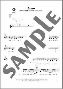 Brave(Sara Bareilles) 楽譜 ウクレレ（弾き語り） ダウンロード