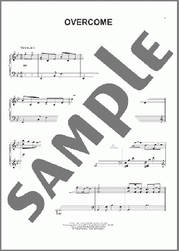 Overcome(Jeremy Camp) 楽譜 ピアノ（ソロ） ダウンロード