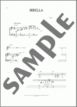 Sibella(Robert L. Freedman/Steven Lutvak) 楽譜 ピアノ & ボーカル ダウンロード