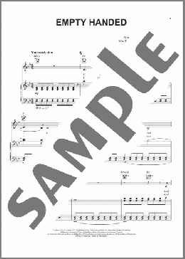 Empty Handed(Lea Michele) 楽譜 ピアノ & ボーカル & ギター ダウンロード