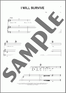I Will Survive(John Powell/Gloria Gaynor/Chantay Savage) 楽譜 ピアノ & ボーカル & ギター ダウンロード