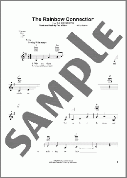 The Rainbow Connection(Paul Williams) 楽譜 ウクレレ（弾き語り） ダウンロード