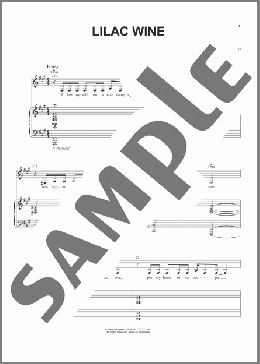 Lilac Wine(Nina Simone/James Shelton) 楽譜 ピアノ & ボーカル ダウンロード