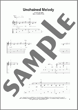 Unchained Melody(Al Hibbler/Les Baxter/Barry Manilow/Elvis Presley/The Righteous Brothers) 楽譜 ギター（ソロ） ダウンロード