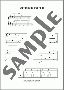 Bumblebee Rumble(Jennifer Linn) 楽譜 ピアノ（ソロ） ダウンロード