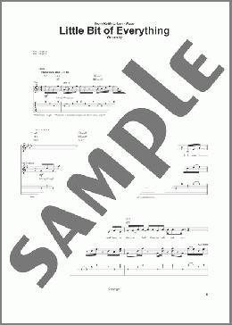 Little Bit Of Everything(Keith Urban) 楽譜 ギター（ソロ） ダウンロード