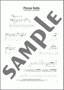 Peace Sells(Megadeth) 楽譜 ベース ダウンロード