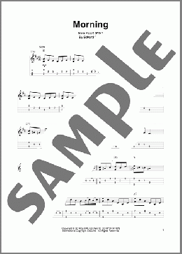 Morning(Edvard Grieg) 楽譜 その他 ダウンロード