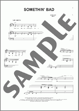 Somethin' Bad(Miranda Lambert/Miranda Lambert with Carrie Underwood) 楽譜 ピアノ & ボーカル & ギター ダウンロード
