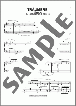 Traumerei(Robert Schumann) 楽譜 ピアノ（ソロ） ダウンロード