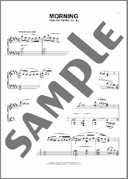 Morning (arr. Richard Walters)(Edvard Grieg) 楽譜 ピアノ（ソロ） ダウンロード