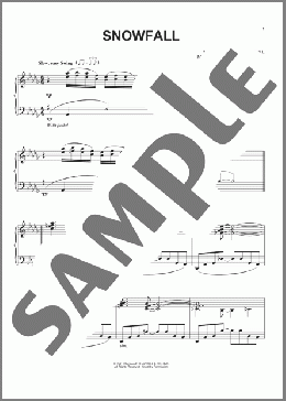 Snowfall(Tony Bennett) 楽譜 ピアノ（ソロ） ダウンロード