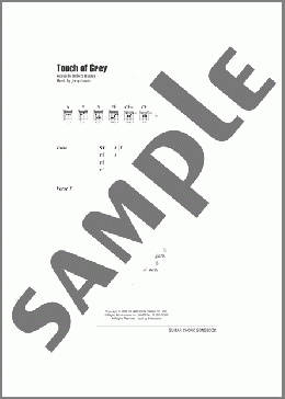 Touch Of Grey(Grateful Dead) 楽譜 ギター（コード） ダウンロード