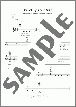 Stand By Your Man(Tammy Wynette) 楽譜 ウクレレ（弾き語り） ダウンロード