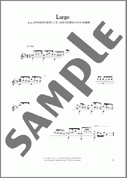 Largo(Antonio Vivaldi) 楽譜 ギター（その他） ダウンロード