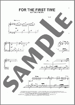 For The First Time(Rod Stewart/Kenny Loggins) 楽譜 ピアノ（ソロ） ダウンロード