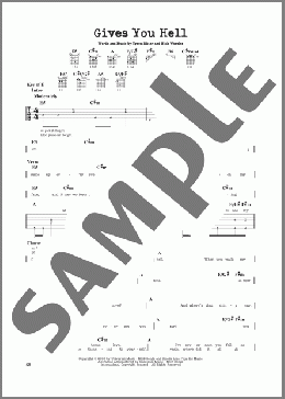 Gives You Hell(The All-American Rejects) 楽譜 ギターリード ダウンロード