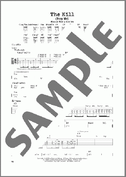 The Kill (Bury Me)(30 Seconds To Mars) 楽譜 ギターリード ダウンロード