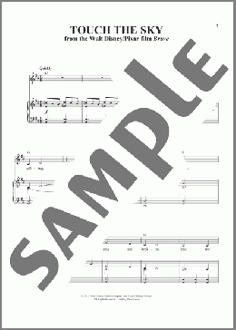 Touch The Sky (From Brave)(Julie Fowlis) 楽譜 ピアノ & ボーカル ダウンロード