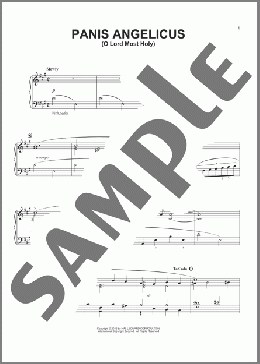 Panis Angelicus (O Lord Most Holy)(Cesar Franck) 楽譜 ピアノ（ソロ） ダウンロード