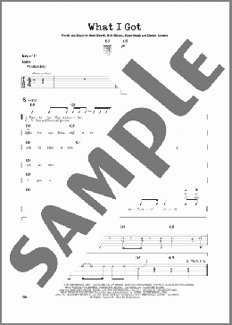 What I Got(Sublime) 楽譜 ギターリード ダウンロード
