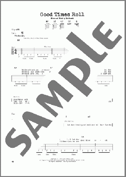 Good Times Roll(Powerman 5000/The Cars) 楽譜 ギターリード ダウンロード