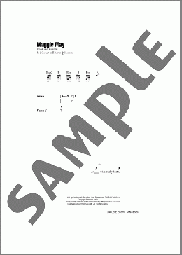 Maggie May(Rod Stewart) 楽譜 ウクレレ（コード譜） ダウンロード