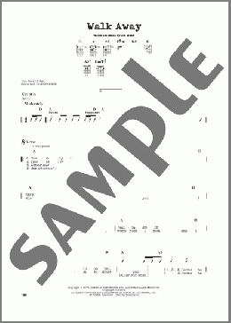 Walk Away(The James Gang) 楽譜 ギターリード ダウンロード