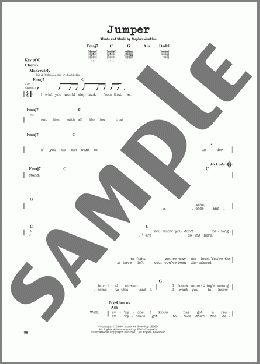 Jumper(Third Eye Blind) 楽譜 ギターリード ダウンロード