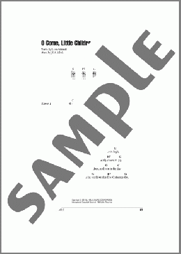 O Come, Little Children(C. von Schmidt) 楽譜 ウクレレ（コード譜） ダウンロード