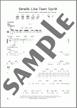 Smells Like Teen Spirit(Nirvana) 楽譜 ギターリード ダウンロード