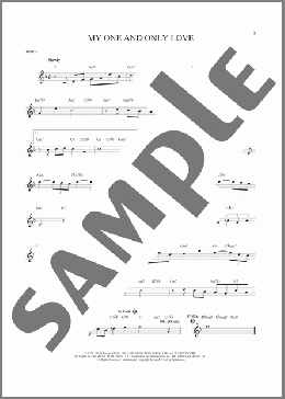 My One And Only Love(Robert Mellin) 楽譜 ホルンソロ ダウンロード