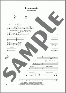 Lemonade(Blind Melon) 楽譜 ギター（ソロ） ダウンロード