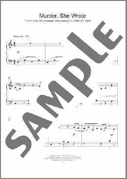 Murder, She Wrote (arr. Phillip Keveren)(John Addison) 楽譜 ピアノ（ソロ） ダウンロード
