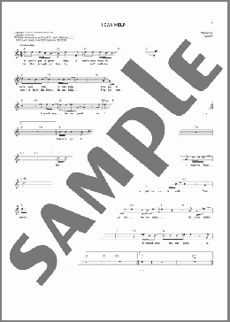 I Can Help(Billy Swan) 楽譜 その他 ダウンロード