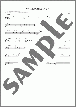 Born On The Fourth Of July(John Williams) 楽譜 その他 ダウンロード