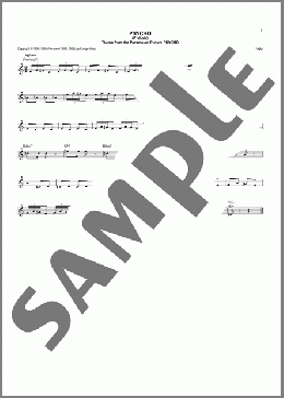 Psycho (Prelude)(Bernard Herrmann) 楽譜 その他 ダウンロード