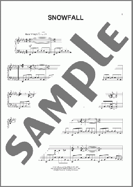 Snowfall(Tony Bennett) 楽譜 ピアノ（ソロ） ダウンロード