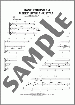 Have Yourself A Merry Little Christmas(Hugh Martin/Ralph Blane) 楽譜 ギターアンサンブル ダウンロード