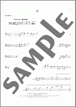 If(Bread) 楽譜 トロンボーン（ソロ） ダウンロード