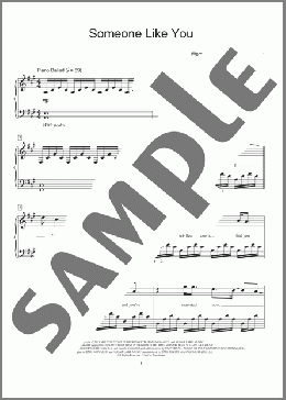 Someone Like You(Mona Rejino/Adele) 楽譜 ピアノ（ソロ） ダウンロード