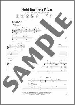 Hold Back The River(James Bay) 楽譜 ギター（ソロ） ダウンロード