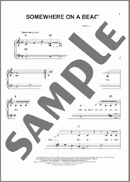 Somewhere On A Beach(Dierks Bentley) 楽譜 ピアノ（ソロ） ダウンロード