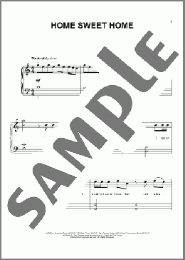 Home Sweet Home(Motley Crue) 楽譜 その他 ダウンロード