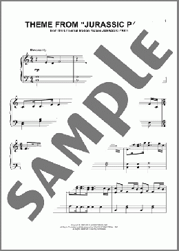 Theme From Jurassic Park(John Williams) 楽譜 その他 ダウンロード