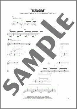 Dammit(Blink 182) 楽譜 その他 ダウンロード